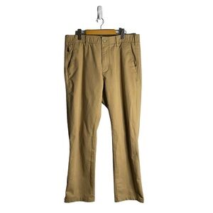 Eddie Bauer Men's Tan Slim Straight Chino Pants